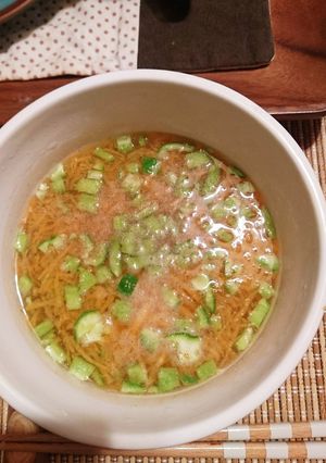 マグカップでレンチン！人参スープ-レシピのメイン写真