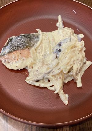 サーモンのクリームソテー-レシピのメイン写真