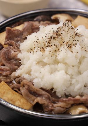 たっぷり大根おろしのみぞれすき焼き-レシピのメイン写真