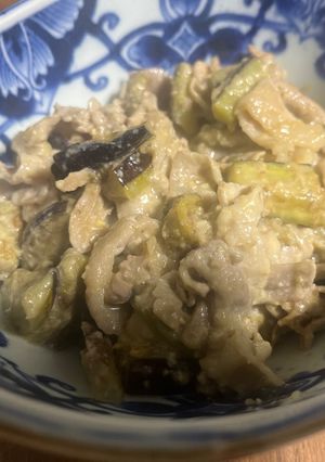 豚バラとナスの味噌マヨ炒め-レシピのメイン写真