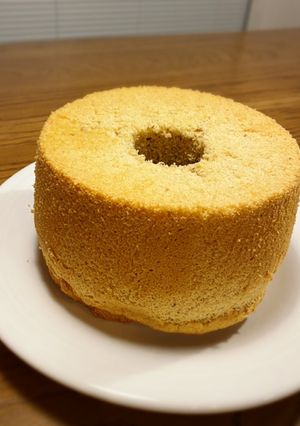 栗のシフォンケーキ-レシピのメイン写真