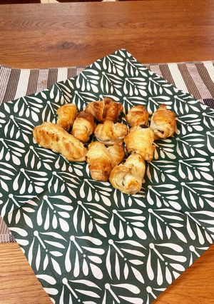 材料4つ 簡単チョコクロワッサン-レシピのメイン写真