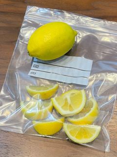 レモンの冷凍保存-レシピのメイン写真