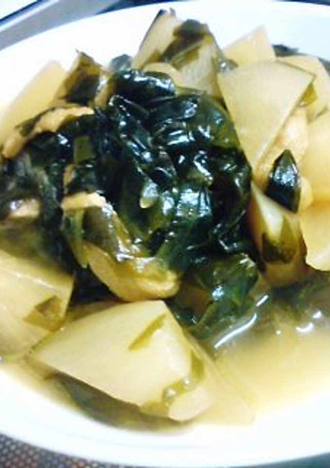～大根とワカメの煮物～-レシピのメイン写真