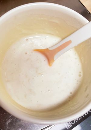 【離乳食】あったかヨーグルトデザート-レシピのメイン写真