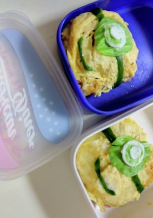 キャラ弁　ミニオンのミニオムライス-レシピのメイン写真
