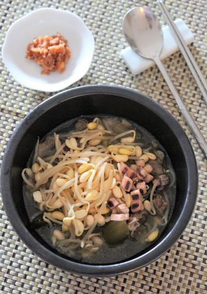 豆もやしクッパ（콩나물국밥）。-レシピのメイン写真