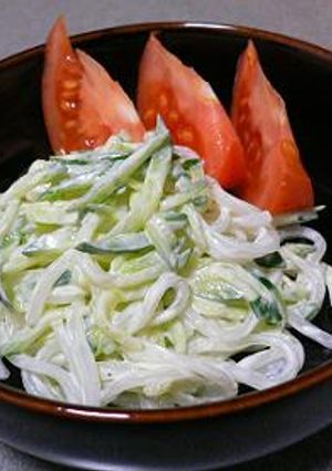 マロニーちゃんでスパサラダ風-レシピのメイン写真