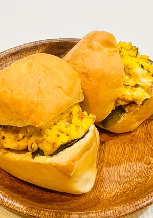 卵とピクルスのサンド-レシピのメイン写真