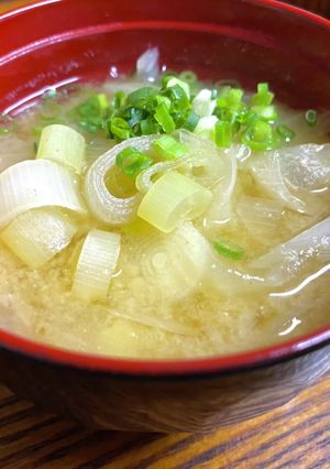 【味噌汁】ネギざんまい-レシピのメイン写真