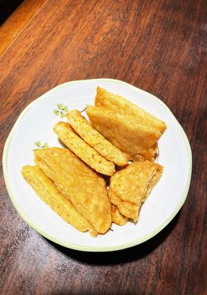 簡単三品、お豆腐のさつま揚げ風味-レシピのメイン写真