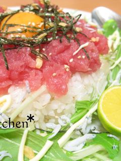 【アジア風海鮮丼】-レシピのメイン写真