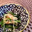 シロさんのほうれん草の梅えのき和え