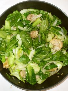 青梗菜玉ねぎ炒め♪簡単月経痛・妊活に薬膳-レシピのメイン写真