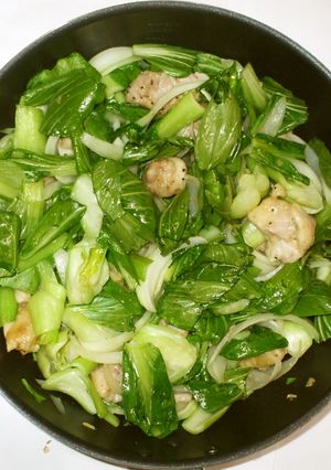 青梗菜玉ねぎ炒め♪簡単月経痛・妊活に薬膳-レシピのメイン写真