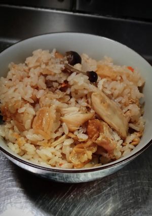 蒸し鶏変化の鶏めしw❨(@≧↺≦@)❩w-レシピのメイン写真