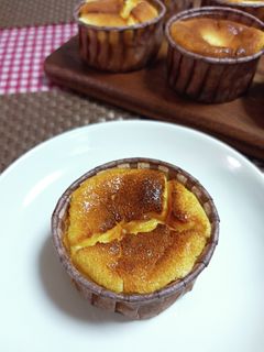 ★栗の渋皮煮入り*バスクチーズケーキ*♪-レシピのメイン写真