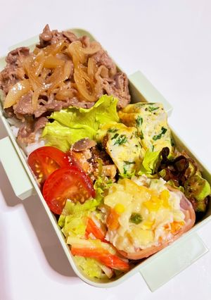 生姜焼き弁当-レシピのメイン写真