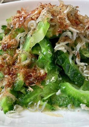 簡単♬デリ風サラダ♪ゴーヤ&ちりめん☆-レシピのメイン写真