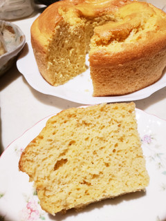 簡単~っ豆腐シフォンケーキ-レシピのメイン写真