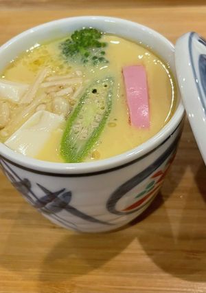 ははつゆだしで朝から具だくさん茶碗蒸し-レシピのメイン写真