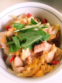 麺つゆで手抜き!我が家の親子丼-レシピのメイン写真