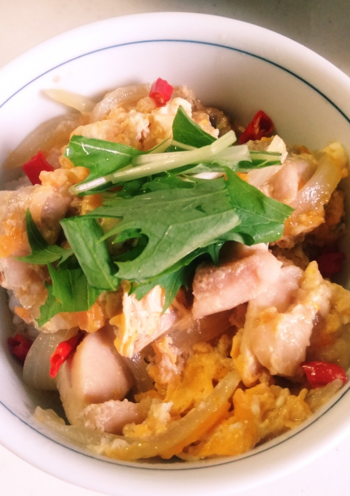 麺つゆで手抜き！我が家の親子丼-レシピのメイン写真