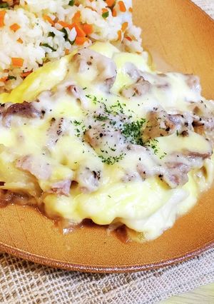 豚肉とじゃがいものチーズ焼き-レシピのメイン写真