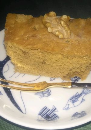 罪悪感ゼロ☆米ぬかパウダー胡桃ケーキ-レシピのメイン写真