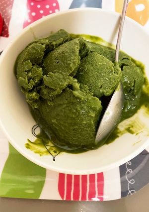 抹茶とお豆腐とヨーグルトのアイスクリーム-レシピのメイン写真