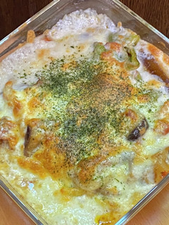 冷凍うどんとトマトソースで茄子のグラタン-レシピのメイン写真