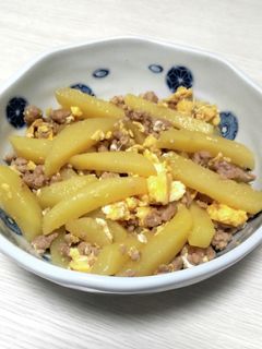 じゃがいもとひき肉の炒め煮-レシピのメイン写真
