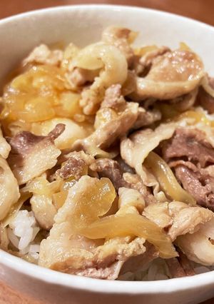 【ホットクック】無水 豚丼-レシピのメイン写真