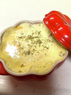 ポテトサラダリメイク 玉子蒸し-レシピのメイン写真