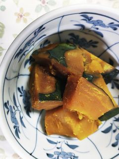 195 かぼちゃの煮物 醤油味 -レシピのメイン写真