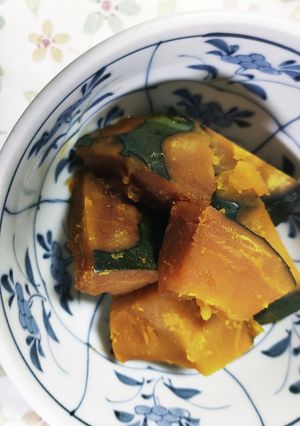 195 かぼちゃの煮物 醤油味 -レシピのメイン写真