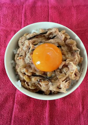 朝ごはんにぴったり!がっつり納豆ごはん-レシピのメイン写真