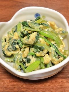 ほうれん草と卵の中華炒め-レシピのメイン写真