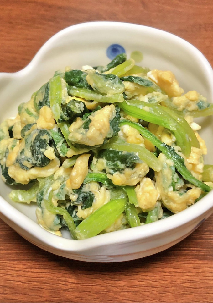 ほうれん草と卵の中華炒め-レシピのメイン写真