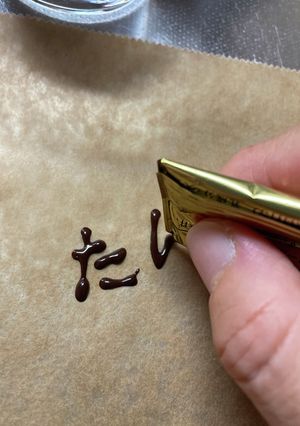 誕生日プレートにチョコペンいらず-レシピのメイン写真