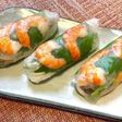 蒸し鶏とビーフンの生春巻き