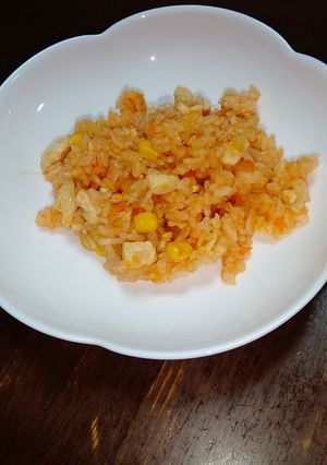 幼児向けのコーンたっぷりチキンライス-レシピのメイン写真