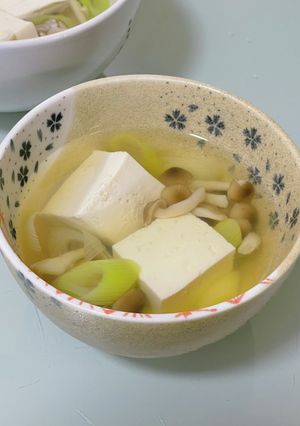 ほっこりポカポカ湯豆腐☆白だし味-レシピのメイン写真