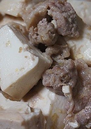簡単　時短　美味しい　肉豆腐-レシピのメイン写真