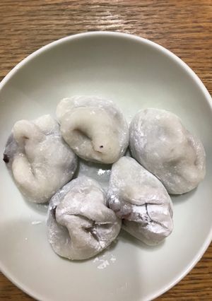 へたくそパパ→高校男子　ぶどう大福-レシピのメイン写真