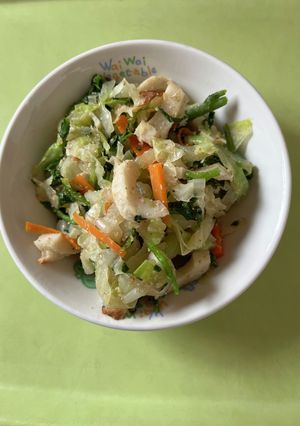 【保育園給食】クレソンのごま和え-レシピのメイン写真