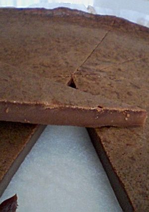 スライスチーズでチョコレートチーズケーキ-レシピのメイン写真