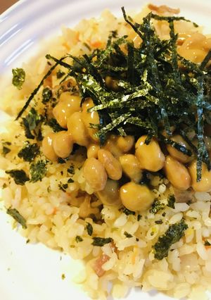 毎日の納豆●たきこみごはんで納豆丼-レシピのメイン写真