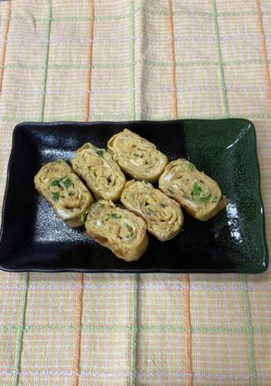 生姜とネギ入り卵焼き-レシピのメイン写真