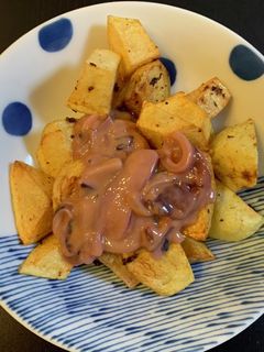 簡単おかず:塩辛じゃがバター-レシピのメイン写真